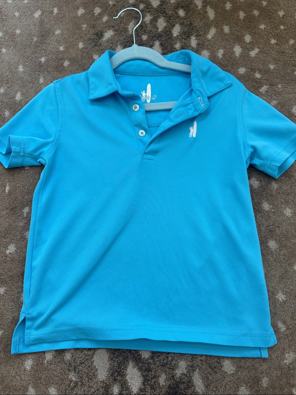 Johnnie O performance Kids Blue Polo Shirt - Classic Short Sleeve